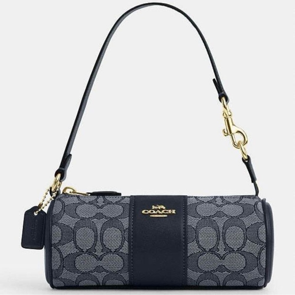 NWT Coach Nolita Barrel Bag In Signature Jacquard - Picture 1 of 11